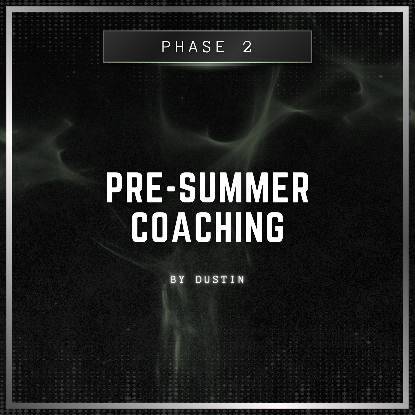 Pre-Summer Coaching: individual Support Phase 2