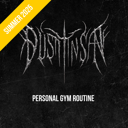 Personal Gym Routine Summer 2025 (PDF Download)