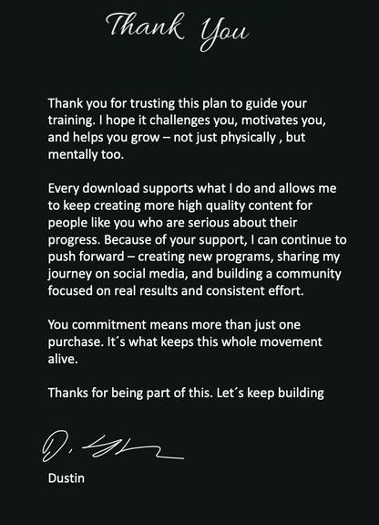 Train Like Me - My Personal Gym Routine Spring 2025 (PDF Download)